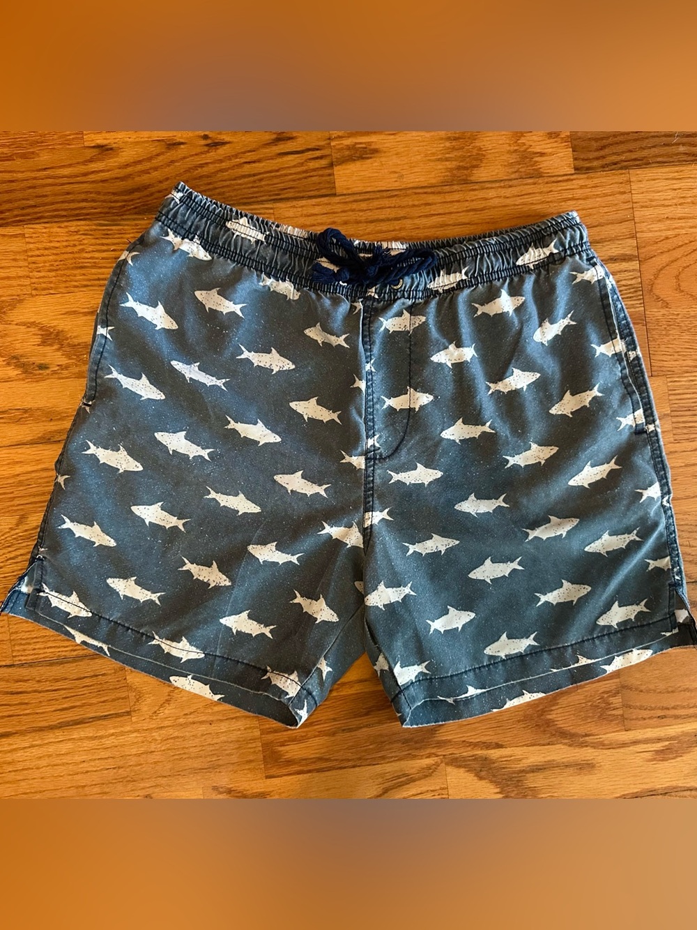 Ingear Teal Shark-Print Hybrid Shorts